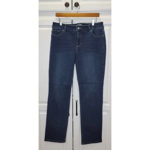 Chico's So Slimming Jeans 1.5 10 Straight Leg Jean